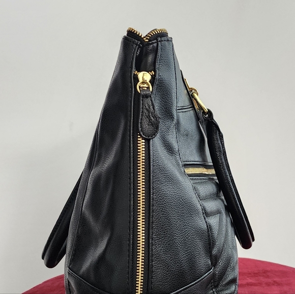 Steve Madden Black Quilted Handbag - Picture 6 of 6